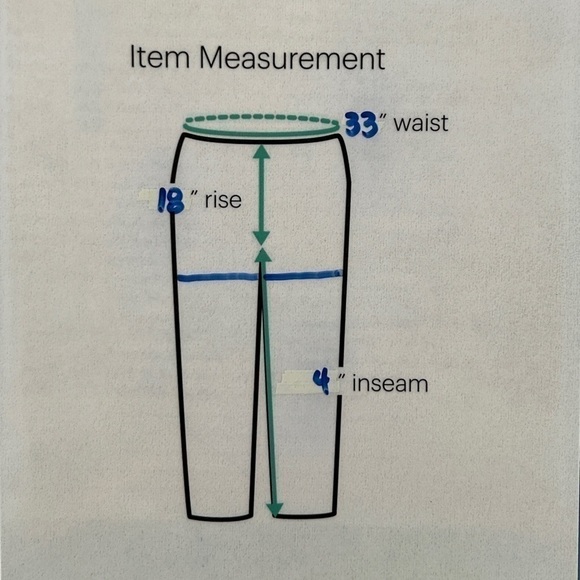 Isabel Maternity Midi Jean W/Crossover Panel Short size-12/31 NWT - Picture 10 of 10